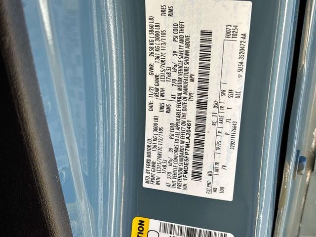 2021 Ford Bronco First Edition Advanced