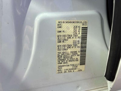 2016 Nissan Frontier SV