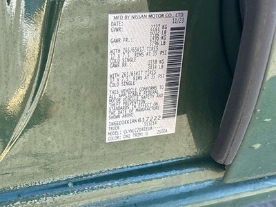 2024 Nissan Frontier SV