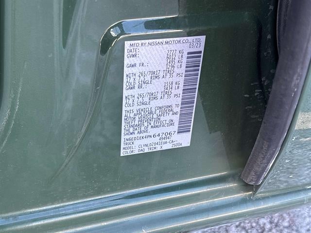 2023 Nissan Frontier PRO-4X