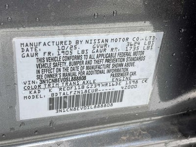 2025 Nissan Versa SV