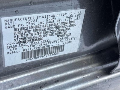 2025 Nissan Versa SV