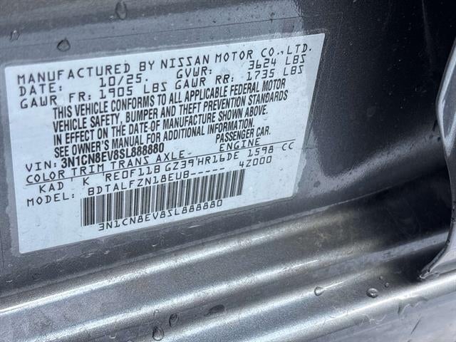 2025 Nissan Versa SV