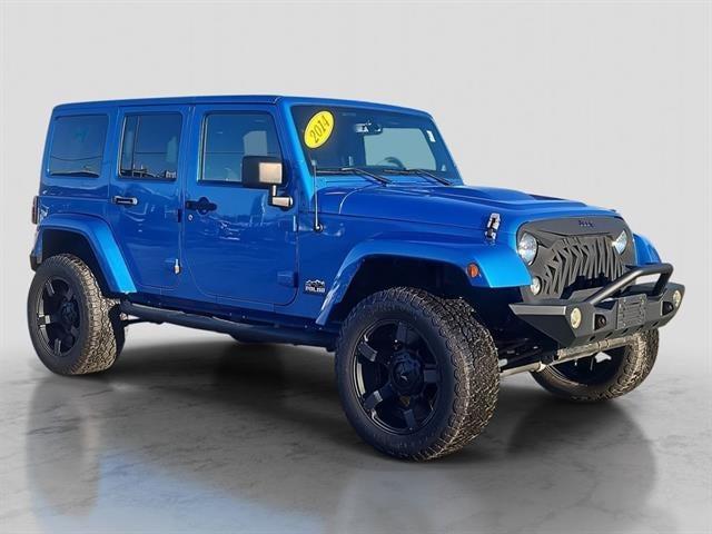 Used 2014 Jeep Wrangler Unlimited Sahara with VIN 1C4HJWEG8EL224907 for sale in Plymouth, MA