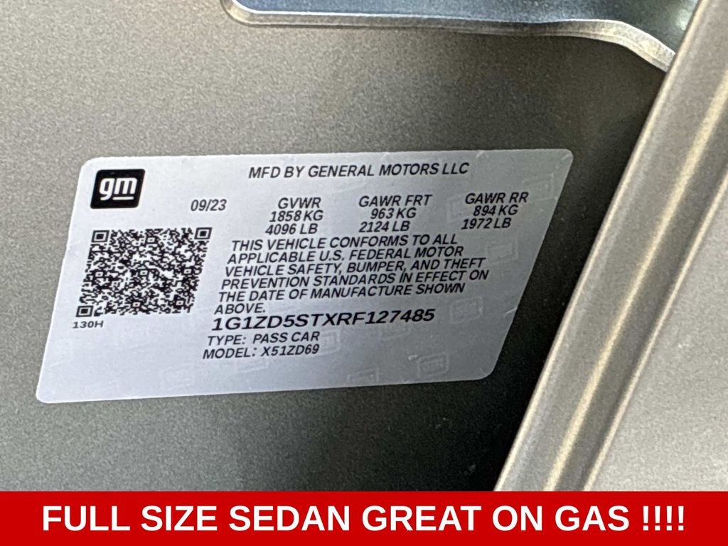 2024 Chevrolet Malibu LT 1LT