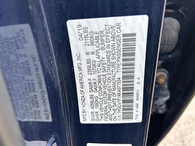 2019 Honda Accord Sedan LX