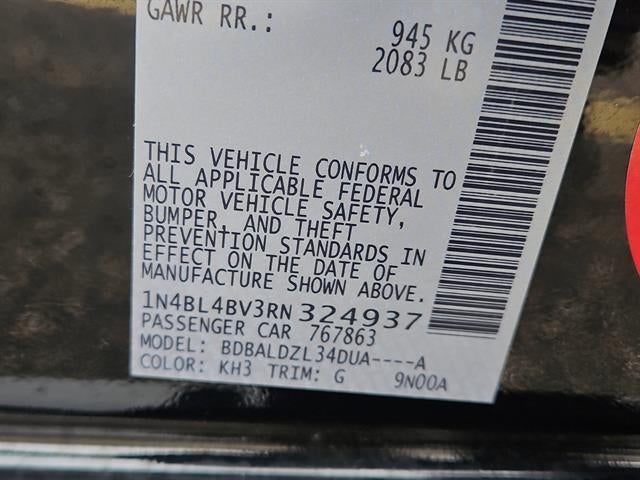 2024 Nissan Altima 2.5 S