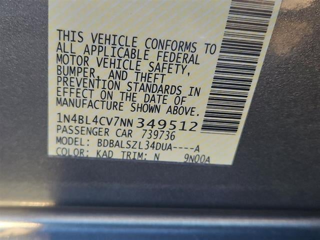 2022 Nissan Altima 2.5 SR