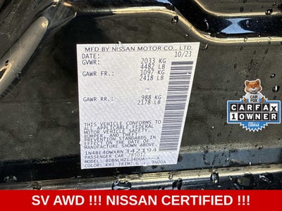 2024 Nissan Altima 2.5 SV
