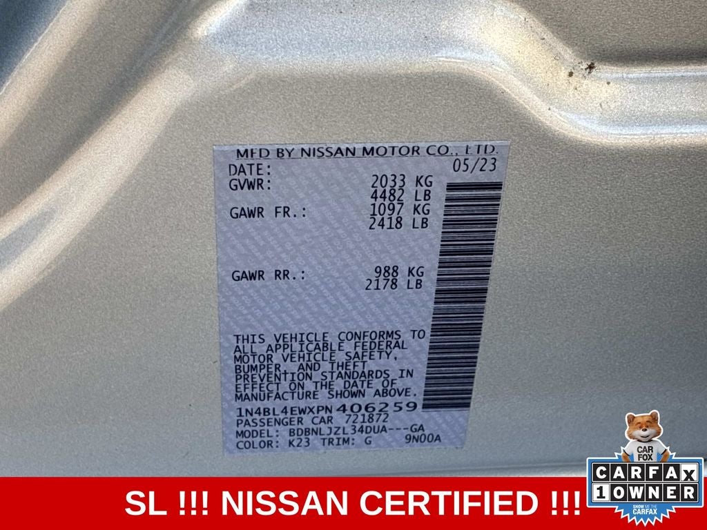 2023 Nissan Altima 2.5 SL