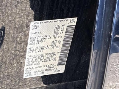 2021 Nissan Titan SV