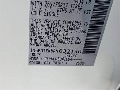 2024 Nissan Frontier PRO-4X