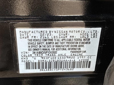 2023 Nissan Sentra SV