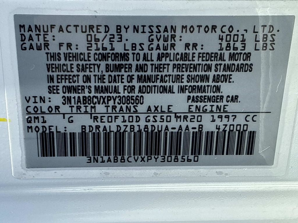 2023 Nissan Sentra SV