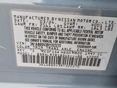 2024 Nissan Sentra SR