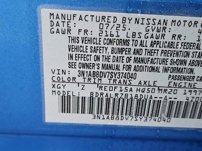 2025 Nissan Sentra SR