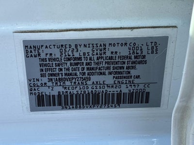 2023 Nissan Sentra SR