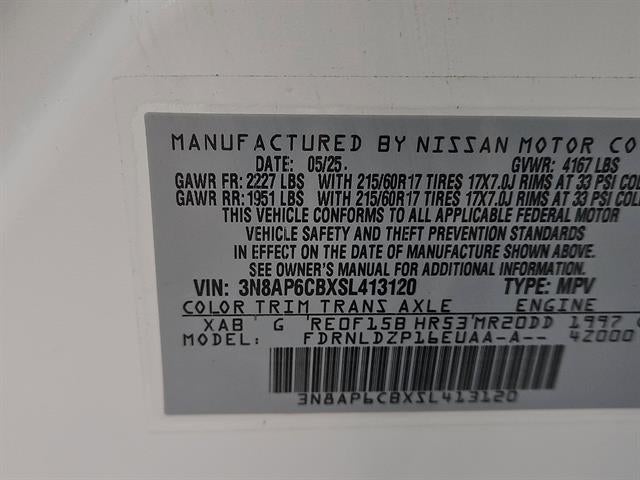 2025 Nissan Kicks SV