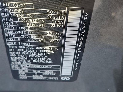 2021 INFINITI QX50 Luxe