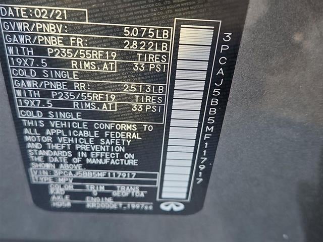 2021 INFINITI QX50 Luxe