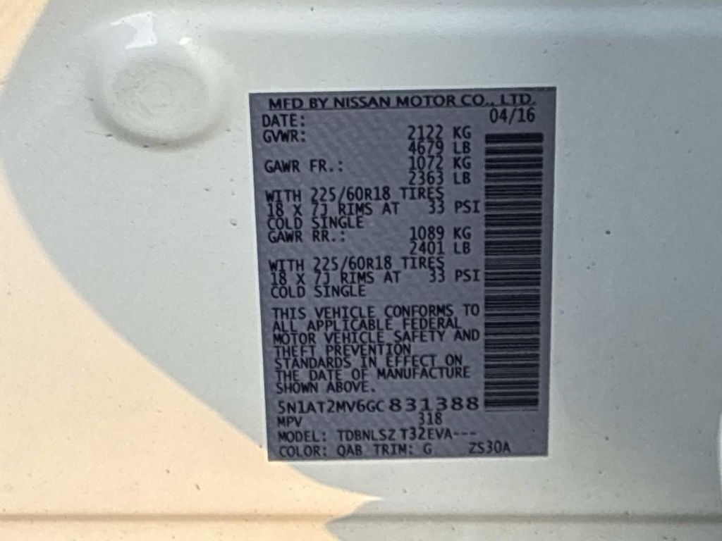 2016 Nissan Rogue SL