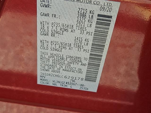 2020 Nissan Pathfinder SL