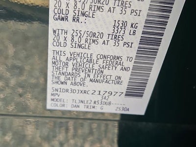 2024 Nissan Pathfinder Platinum