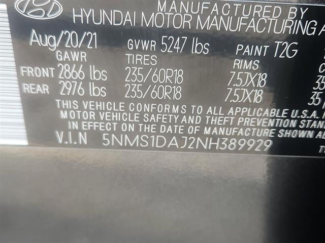 2022 Hyundai Santa Fe SE