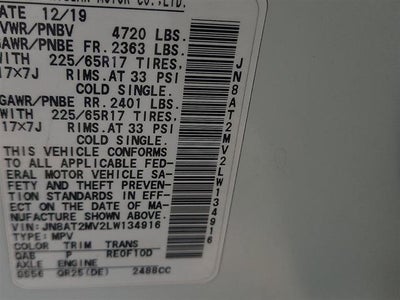 2020 Nissan Rogue SV