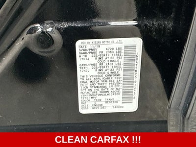 2020 Nissan Rogue SV