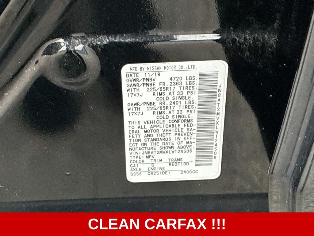 2020 Nissan Rogue SV