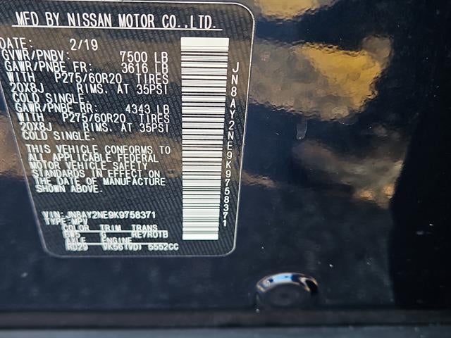 2019 Nissan Armada Platinum