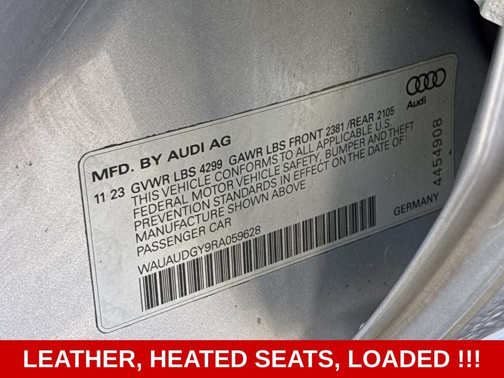 2024 Audi A3 40 Premium FrontTrak