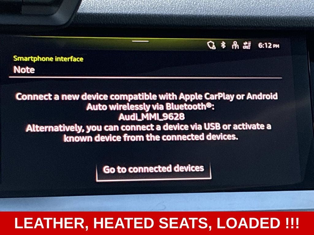 2024 Audi A3 40 Premium FrontTrak
