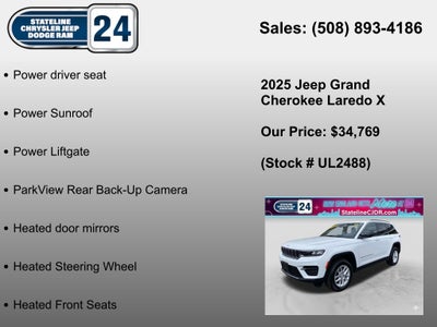 2025 Jeep Grand Cherokee Laredo X