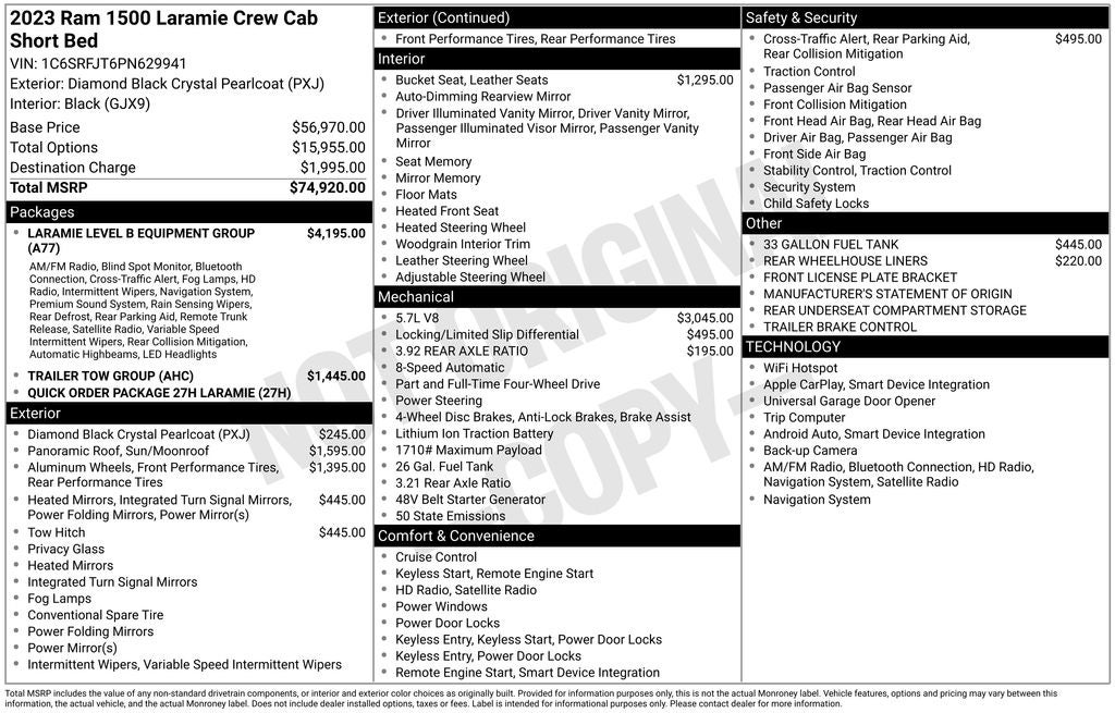 2023 RAM 1500 Laramie