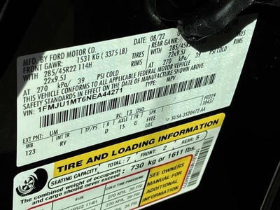 2022 Ford Expedition Platinum