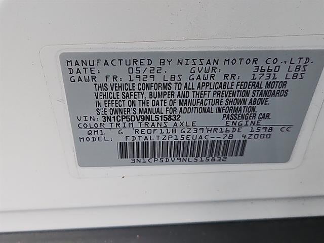 2022 Nissan Kicks SR