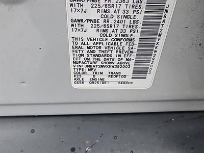 2019 Nissan Rogue SV