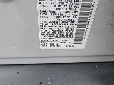 2019 Nissan Rogue SV