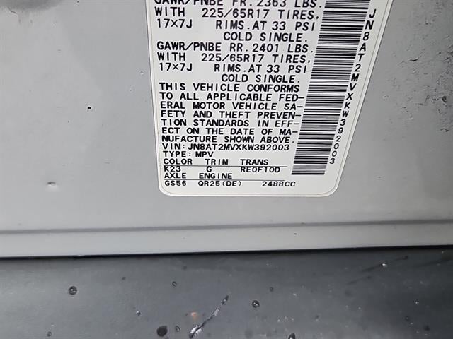 2019 Nissan Rogue SV