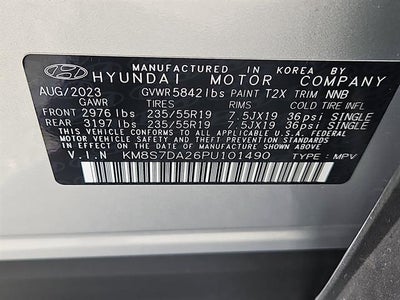 2023 Hyundai Santa Fe Plug-In Hybrid Limited
