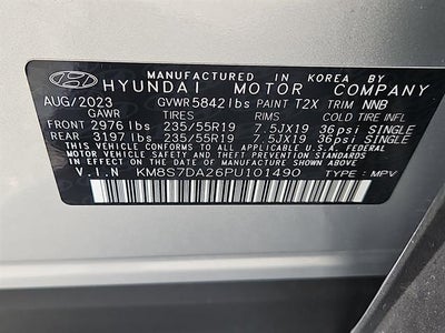 2023 Hyundai Santa Fe Plug-In Hybrid Limited