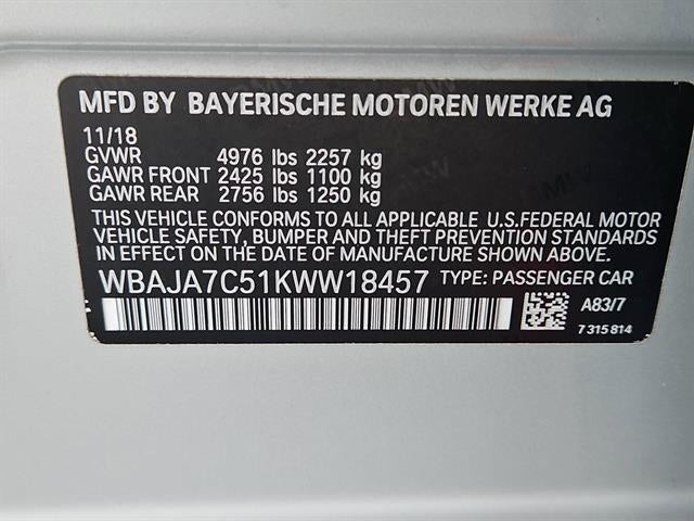 2019 BMW 530i xDrive 530i xDrive