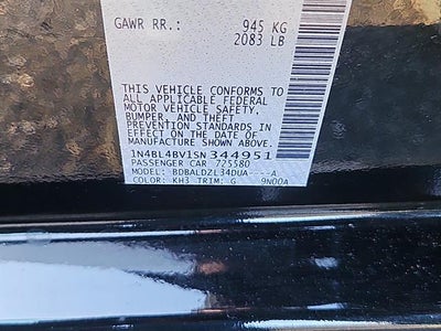 2025 Nissan Altima 2.5 S