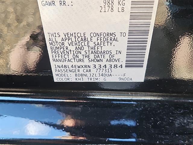 2024 Nissan Altima 2.5 SL