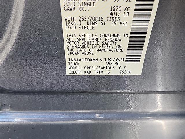 2021 Nissan Titan SV