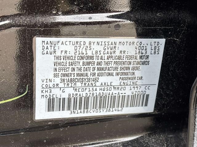 2025 Nissan Sentra SV