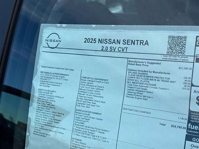 2025 Nissan Sentra SV
