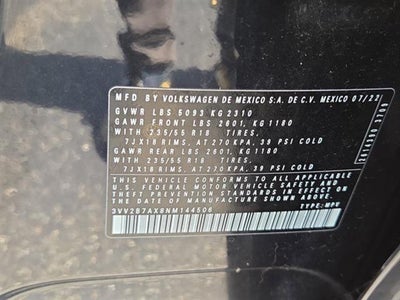 2022 Volkswagen Tiguan 2.0T SE 4Motion